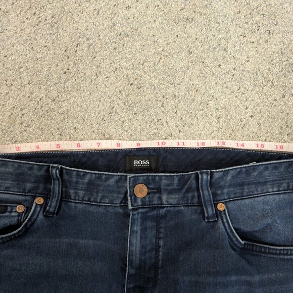 HUGO BOSS DENIM JEANS MAINE2 REGULAR FIT MEN’S 34x34 Blue - Picture 3 of 14